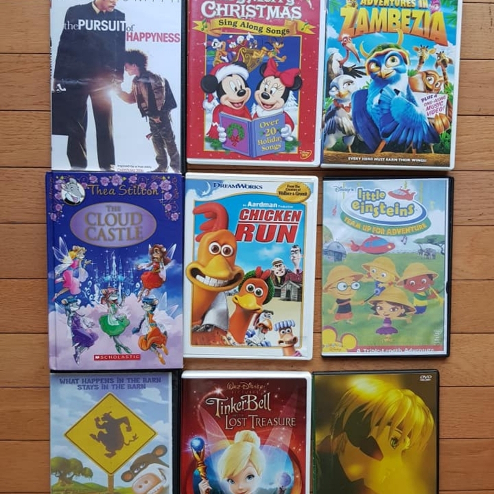 Lot of kids Dvds